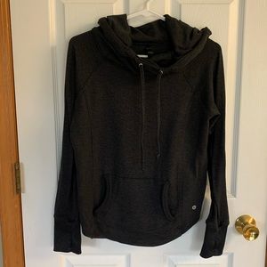 Cowl neck hoodie